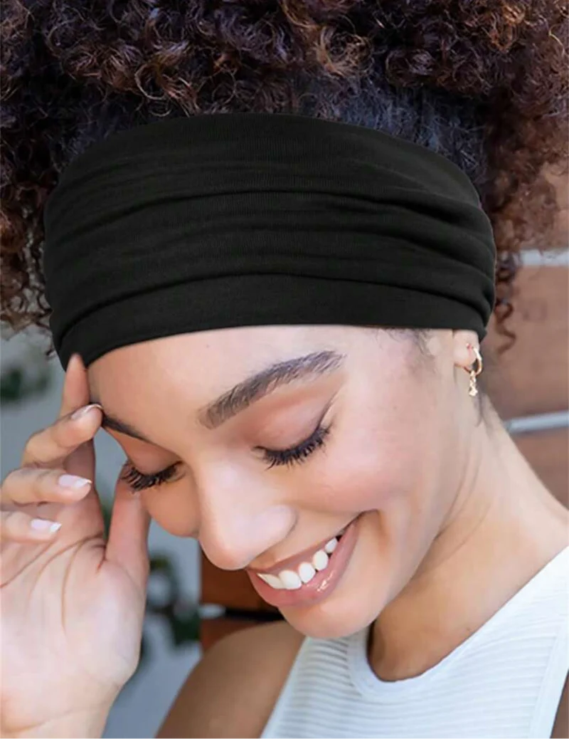 Wide headband