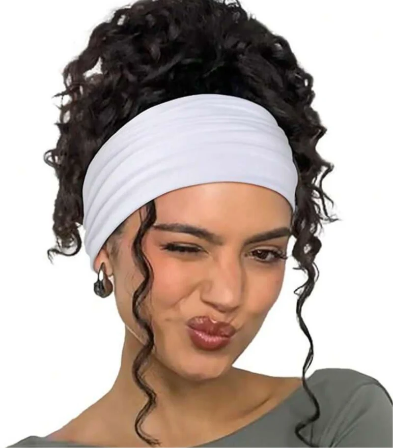 Wide headband