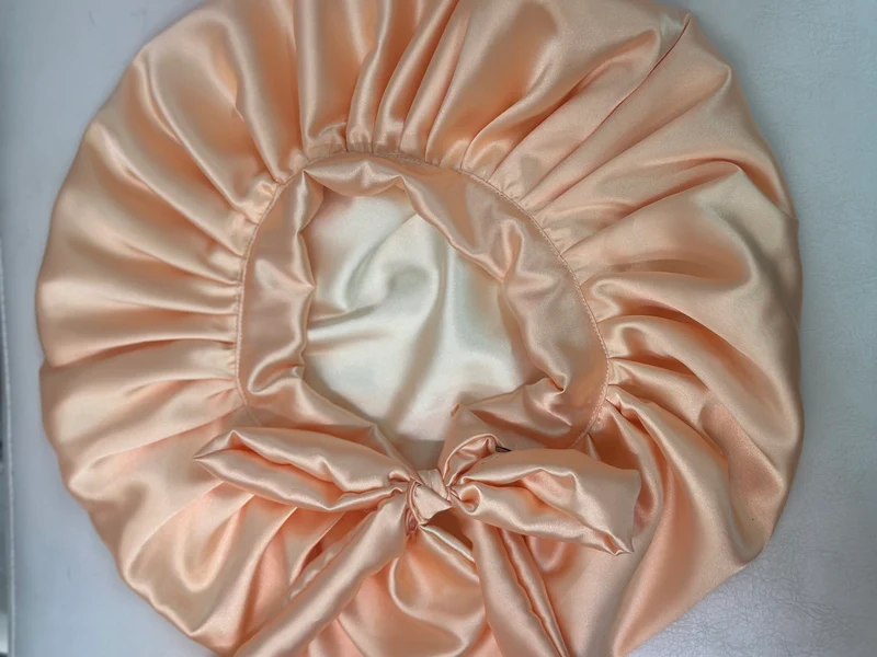African style silky satin bonnet