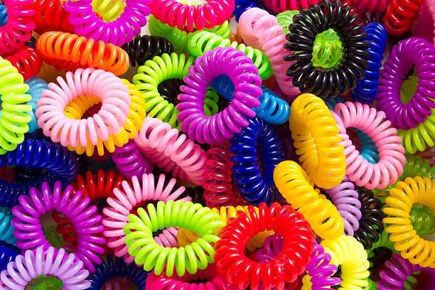 Mini spiral ties (5pcs)