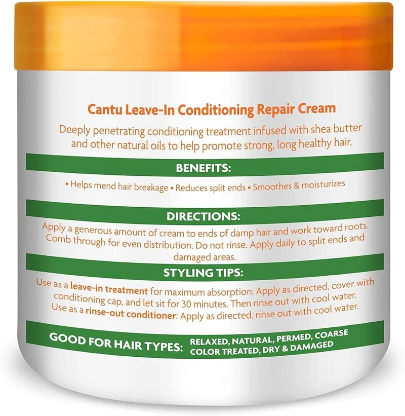 Cantu shea butter leave-in and mask