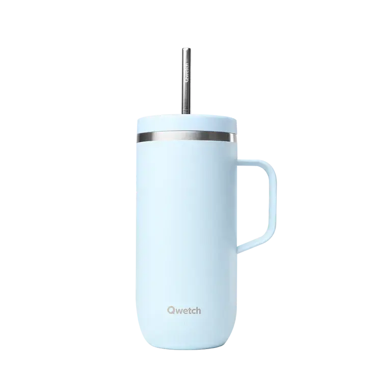 Mug Isotherme Cold Cup Qwetch 600 ml – Hydratation Stylée et Écoresponsable