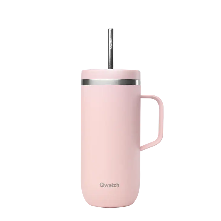 Mug Isotherme Cold Cup Qwetch 600 ml – Hydratation Stylée et Écoresponsable