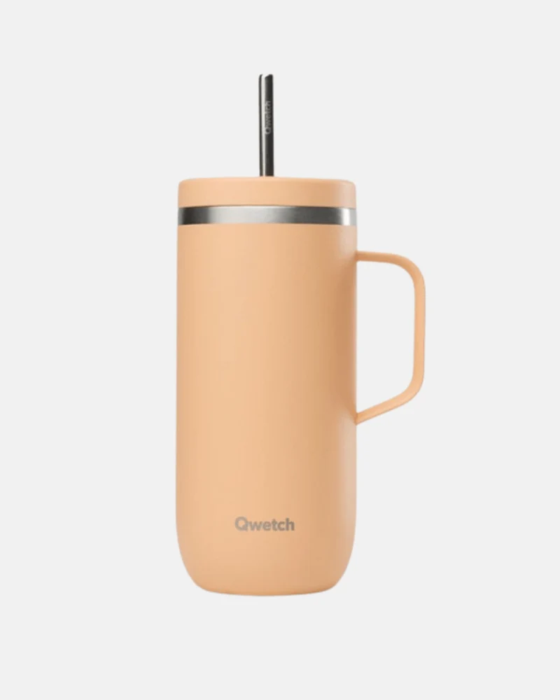 Mug Isotherme Cold Cup Qwetch 600 ml – Hydratation Stylée et Écoresponsable