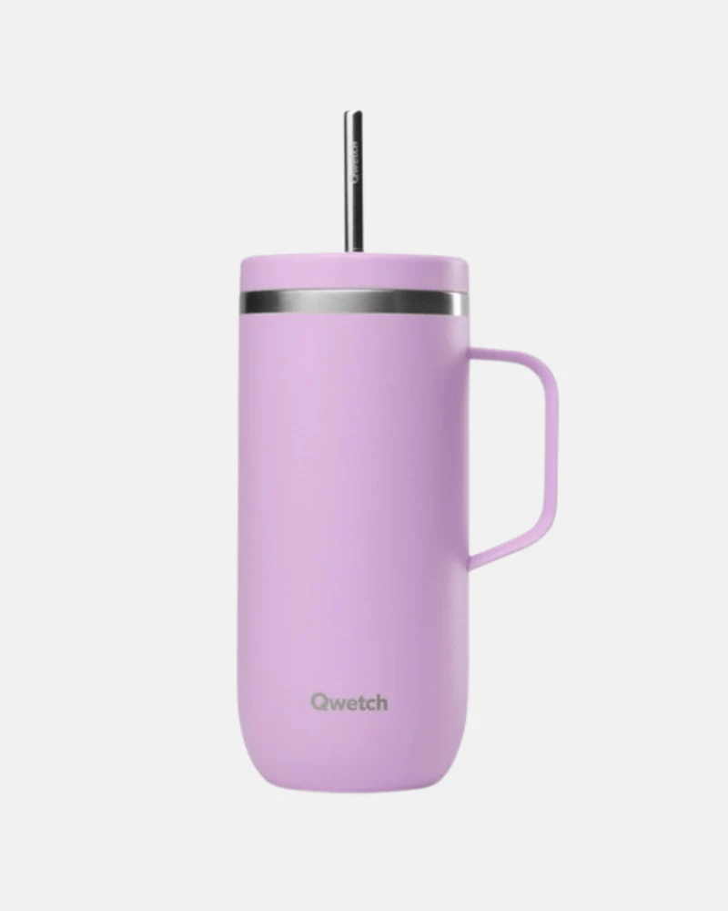 Mug Isotherme Cold Cup Qwetch 600 ml – Hydratation Stylée et Écoresponsable
