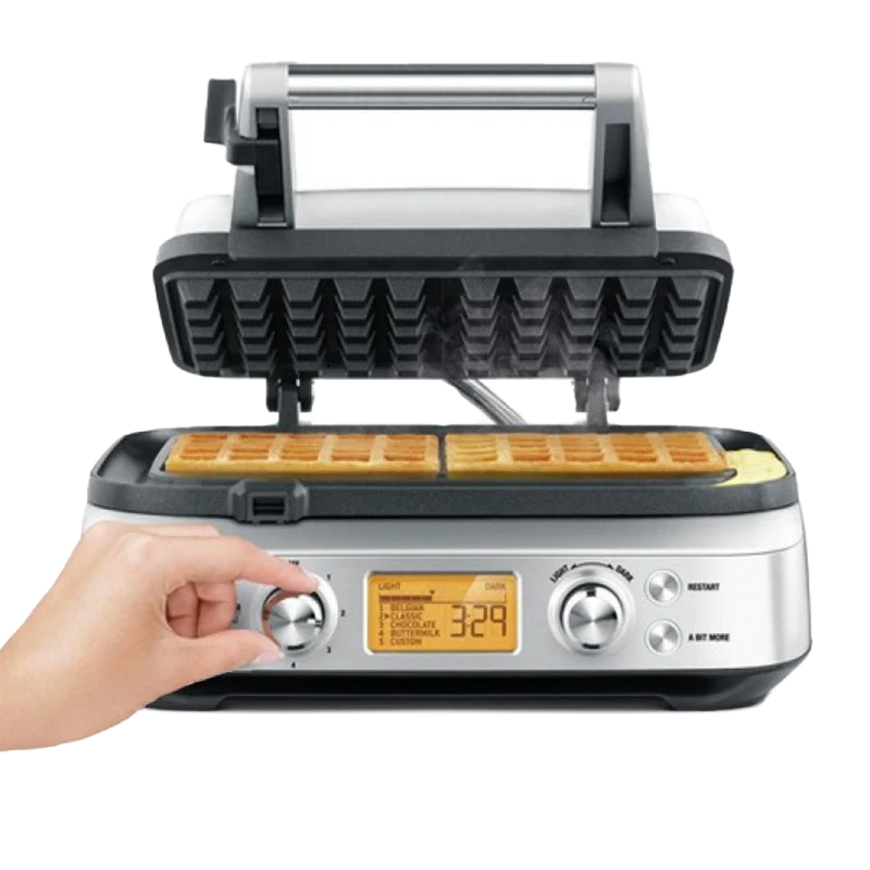 Gaufrier pro acier inoxydable