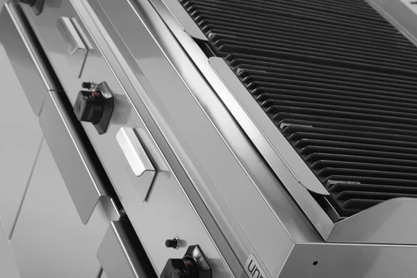 Grill pierre de lave gaz sur meuble - 22 kW - L 1200 x P 700 x H 850 mm - Unninox