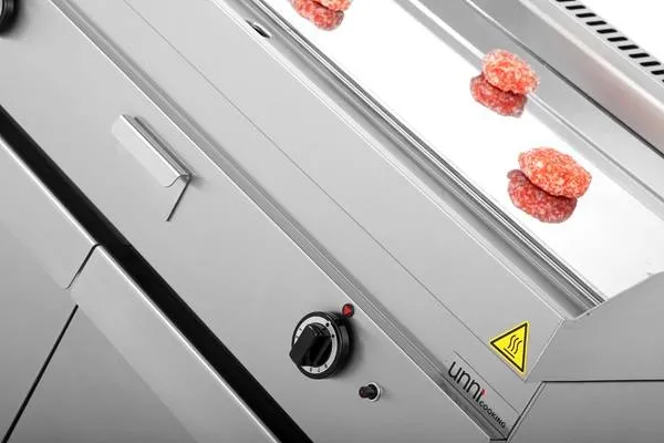 Plancha gaz chrome 12 kW - L 1100 x P 650 x H 320 mm - Unninox