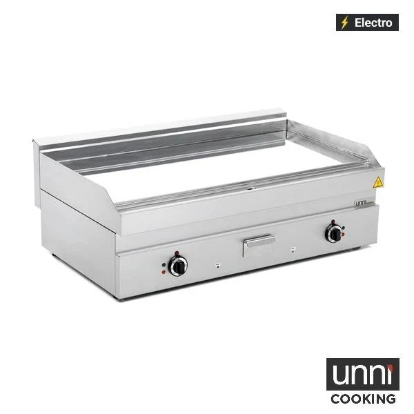 Plancha électrique chrome 13,5 kW 400 V - L 1100 x P 650 x H 320 mm - Unninox