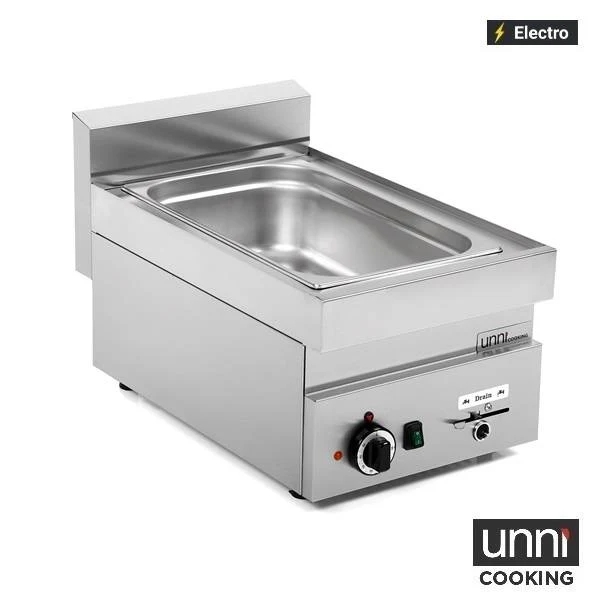 Bain-marie électrique GN 1/1 1,2 kW - L 400 x P 650 x H 300 mm - Unninox