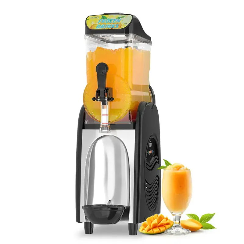 GSEICE 15L Slushy Machine, 5-in-1 Margarita Slushie Machine, 110v/60Hz Frozen Drink Machine for Parties Restaurants Cafe Bars | RLC15*1