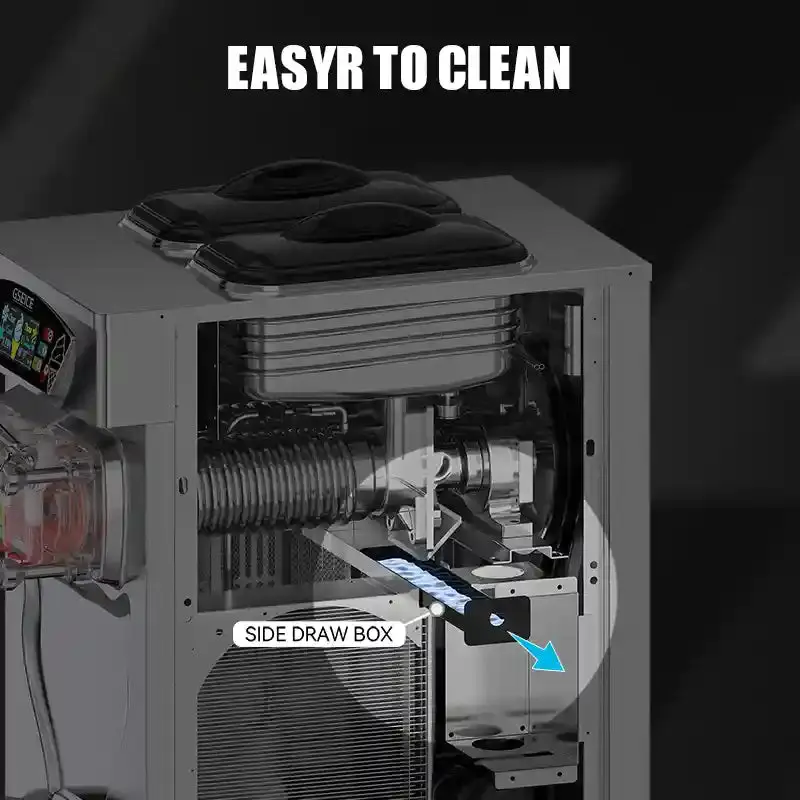 1600W Soft Ice Cream machine, Countertop Soft Serve Machine for Restaurant Snack Bar | BJK288SR1JL-Z
