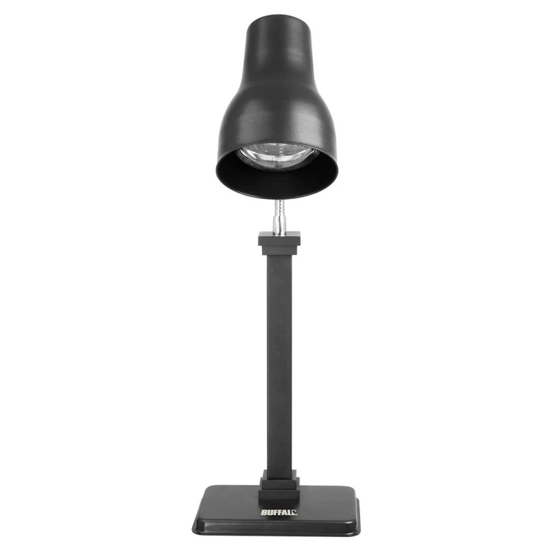 Lampe chauffante sur pied Buffalo noir mat 250 W