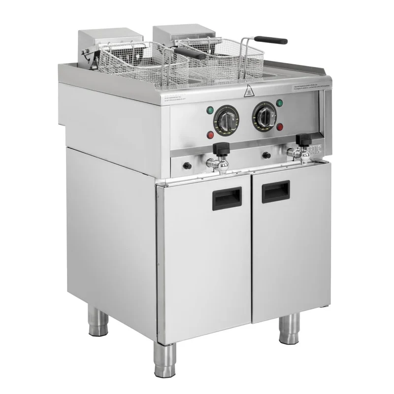 Friteuse électrique double cuve Buffalo Série 600 2x 8L