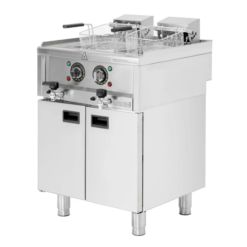 Friteuse électrique double cuve Buffalo Série 600 2x 8L