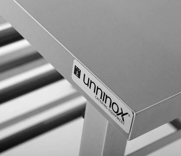 Support inox pour four mixte 8 niveaux GN 1/1 - L 900 x P 800 x H 900 mm - Unninox