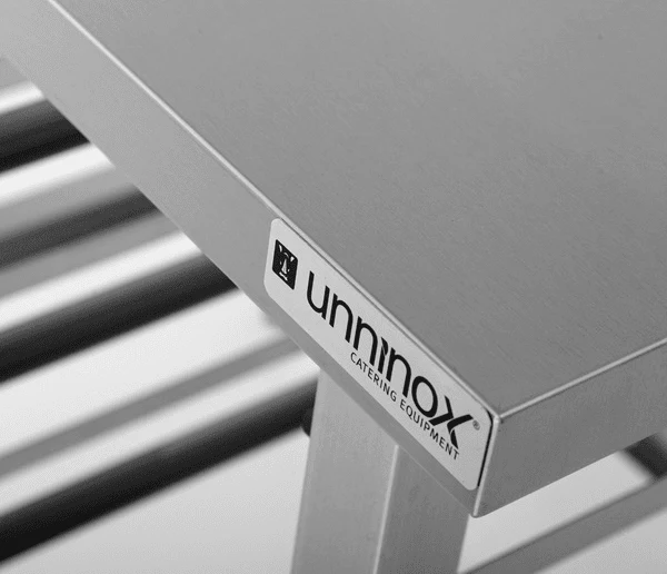 Support inox pour four mixte 8 niveaux GN 1/1 - L 900 x P 800 x H 700 mm - Unninox