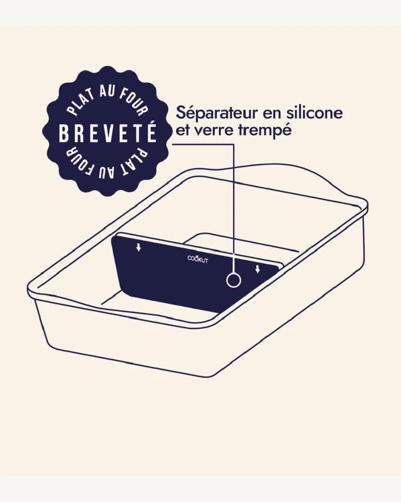 Séparateur pour Plat à Four Cookut – Optimisez Vos Cuissons