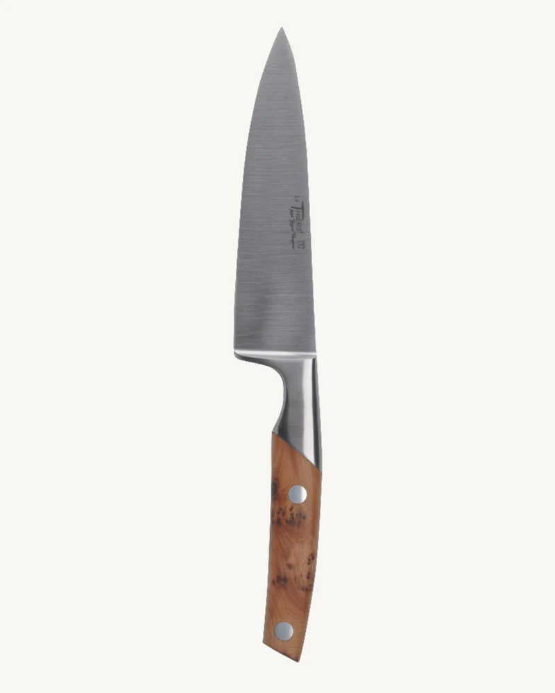 Couteau Éminceur 15 cm Le Thiers - Loupe de Cade (Genévrier) - Goyon-Chazeau