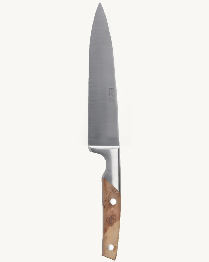Couteau Éminceur 20 cm Le Thiers - Loupe de Cade (Genévrier) - Goyon-Chazeau