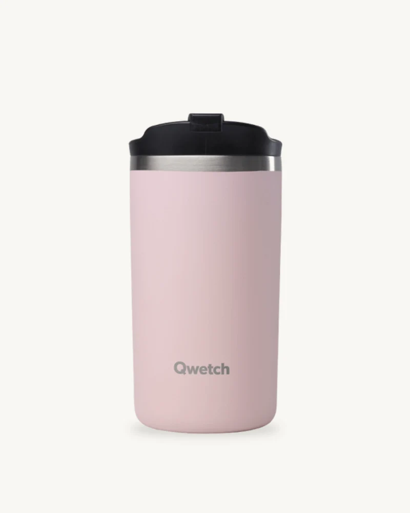 Travel Mug Isotherme Qwetch - Inox Recyclé, 6h Chaud / 12h Froid, Étanche - 350 ml 3 teintes