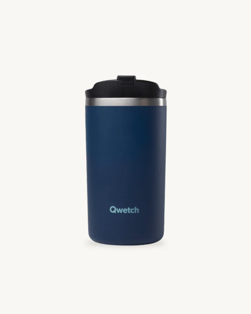Travel Mug Isotherme Qwetch - Inox Recyclé, 6h Chaud / 12h Froid, Étanche - 350 ml 3 teintes