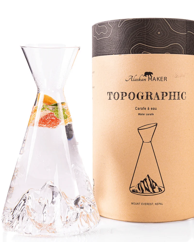 Carafe à eau TOPOGRAPHIC Mont Everest - Alaskan Maker