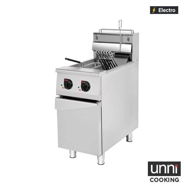 Friteuse électrique 2 x 12,5 L - 18 kW 400 V - L 420 x P 832 x H 850 mm - Unninox