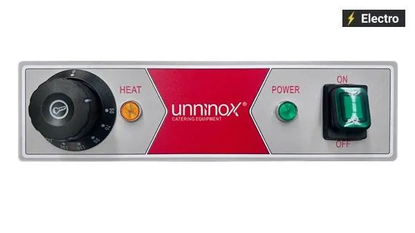 Friteuse électrique à poser 1 x 8 L - 3,25 kW 230 V - L 310 x P 525 x H 355 mm - Unninox