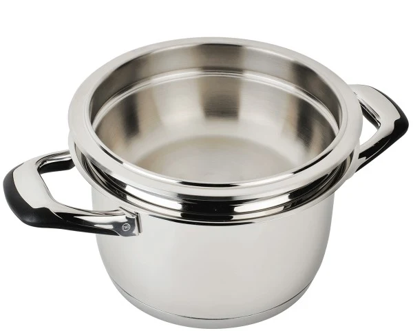 Bol en inox 18/10 avec couvercle 20cm - ECOVITAM