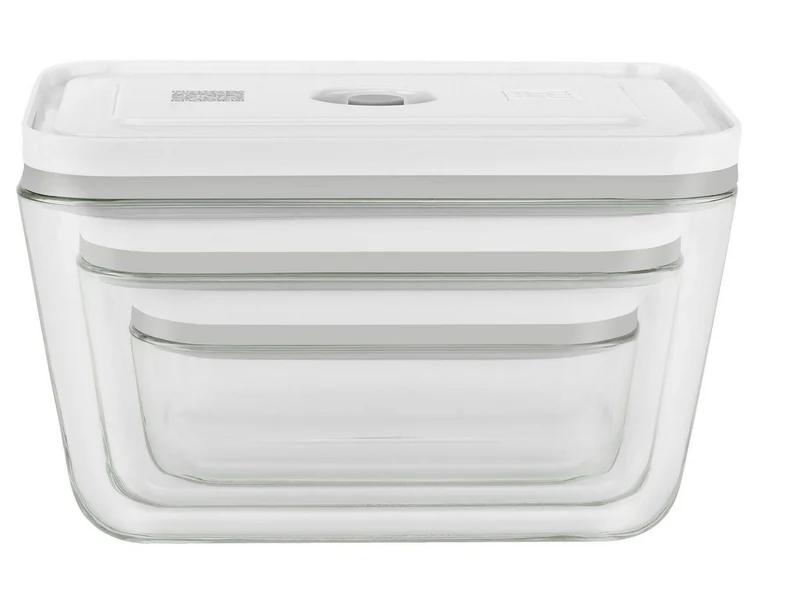 Ensemble de boites sous vide verre S/M/L