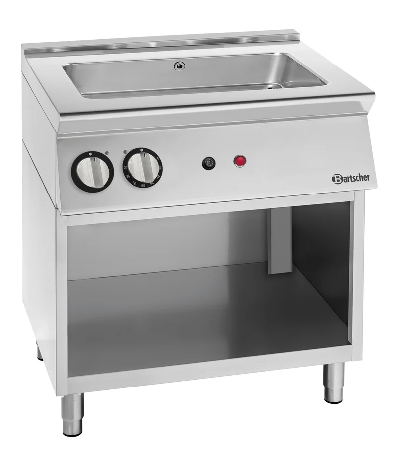 Bain-marie électrique sur soubassement gamme 900 L800 2 GN 1/1 – Bartscher