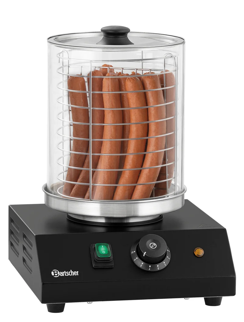Appareil à hot-dogs vapeur noir mat E200-240 S – Bartscher