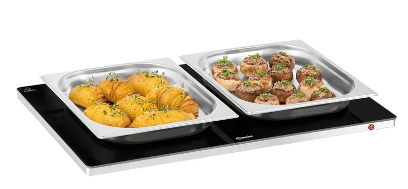 Plaque chauffante GN 1/1 extra-plate verre WP320S – Bartscher
