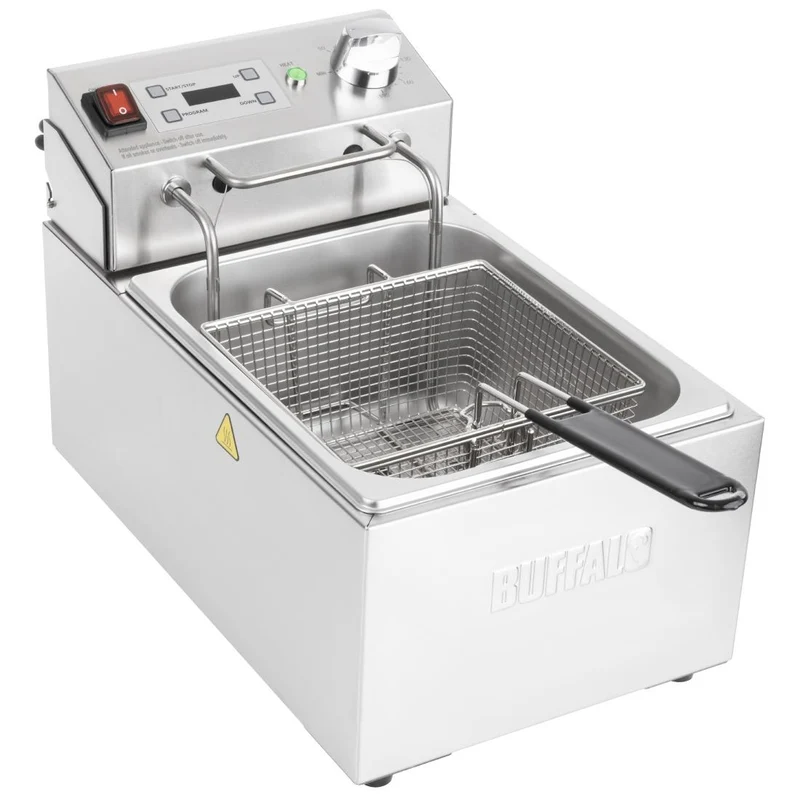 Friteuse électrique simple avec minuterie Buffalo 5L