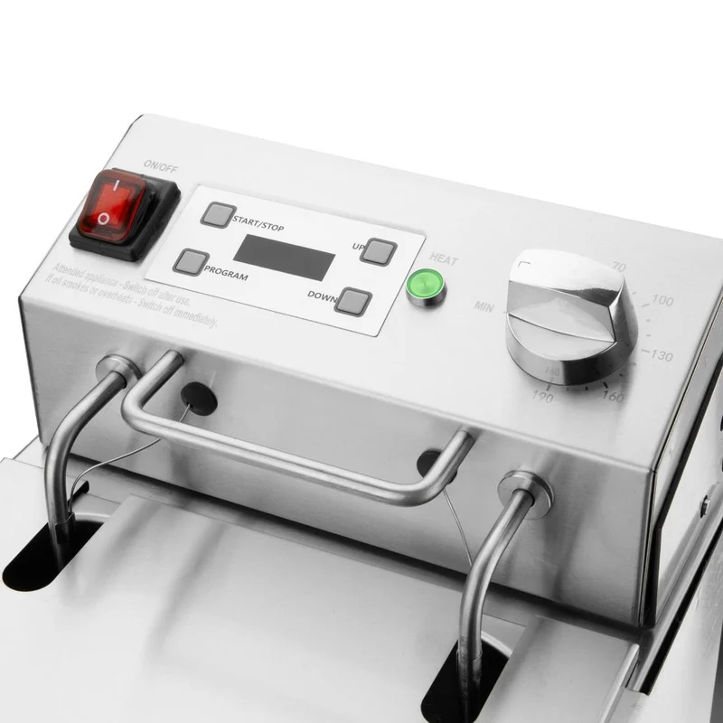 Friteuse électrique simple avec minuterie Buffalo 5L