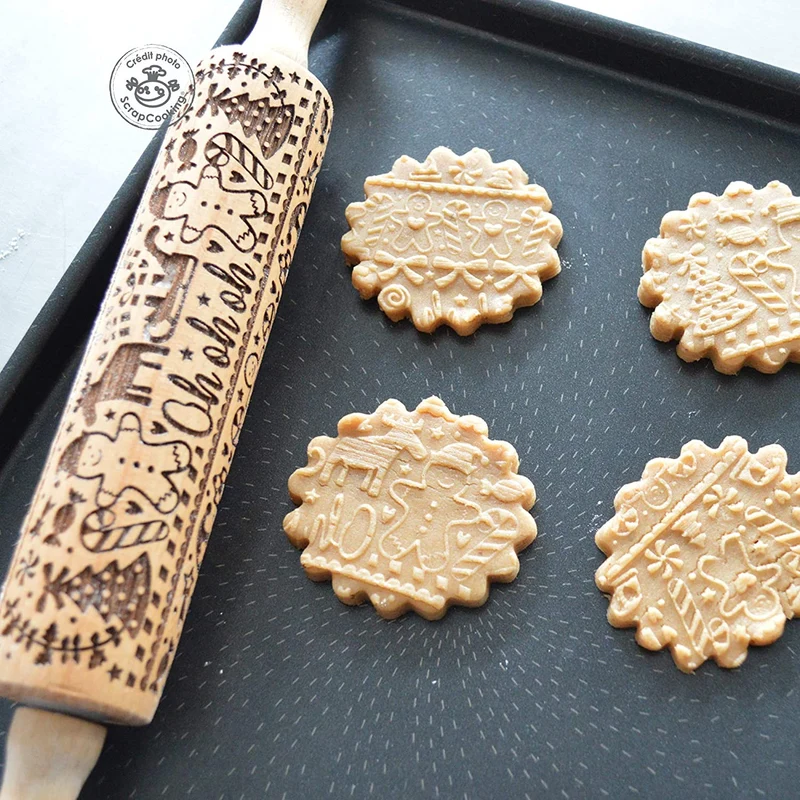 Rouleau pâtisserie décors Gingerman