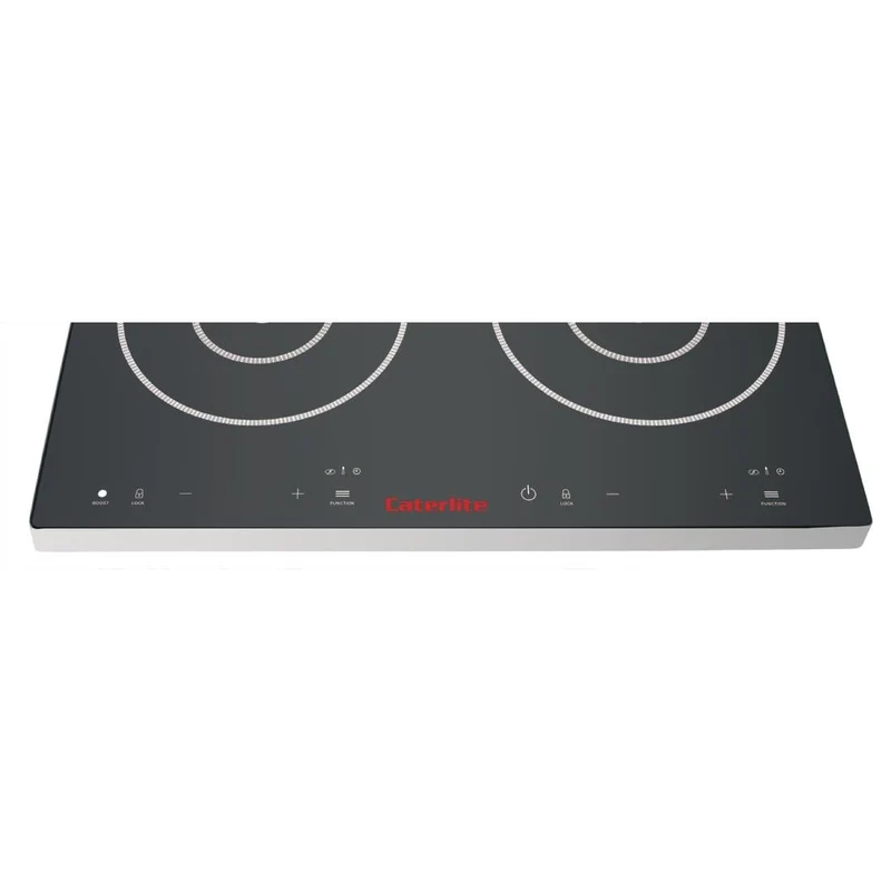 Double plaque de cuisson induction à commande tactile Caterlite 3 kW
