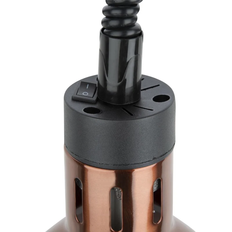 Lampe chauffante rétractable Buffalo finition cuivre