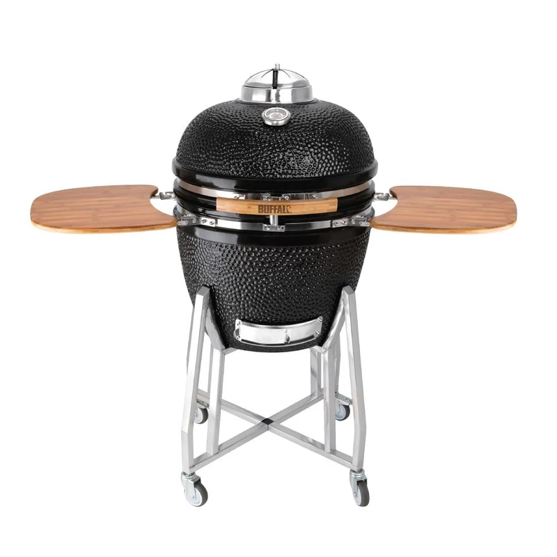 Barbecue kamado sur chariot avec tablettes Buffalo