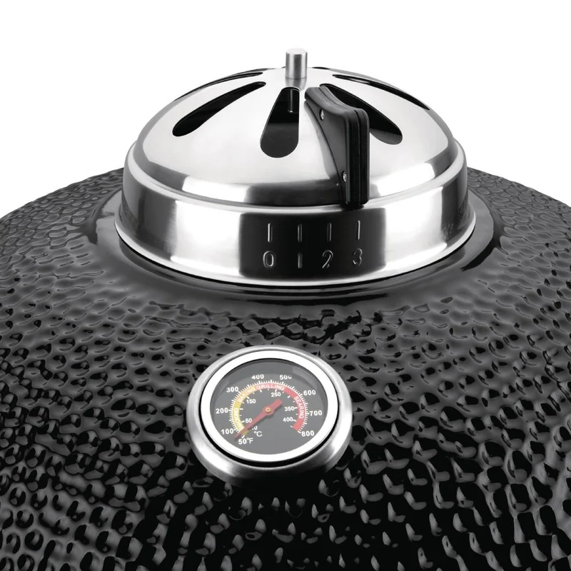 Barbecue kamado sur chariot avec tablettes Buffalo