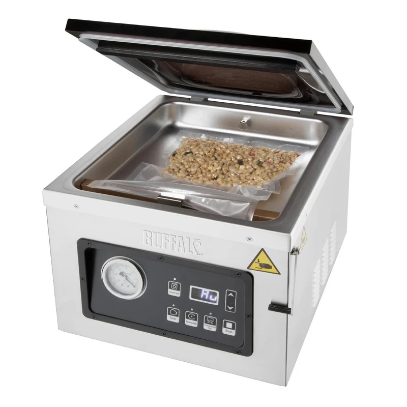 Machine de mise sous vide avec chambre et pompe à huile Buffalo 9L