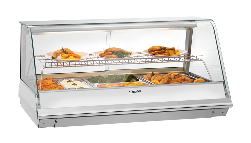 Vitrine chauffante de comptoir monobloc 3 GN 1/1 GN3110-R – Bartscher