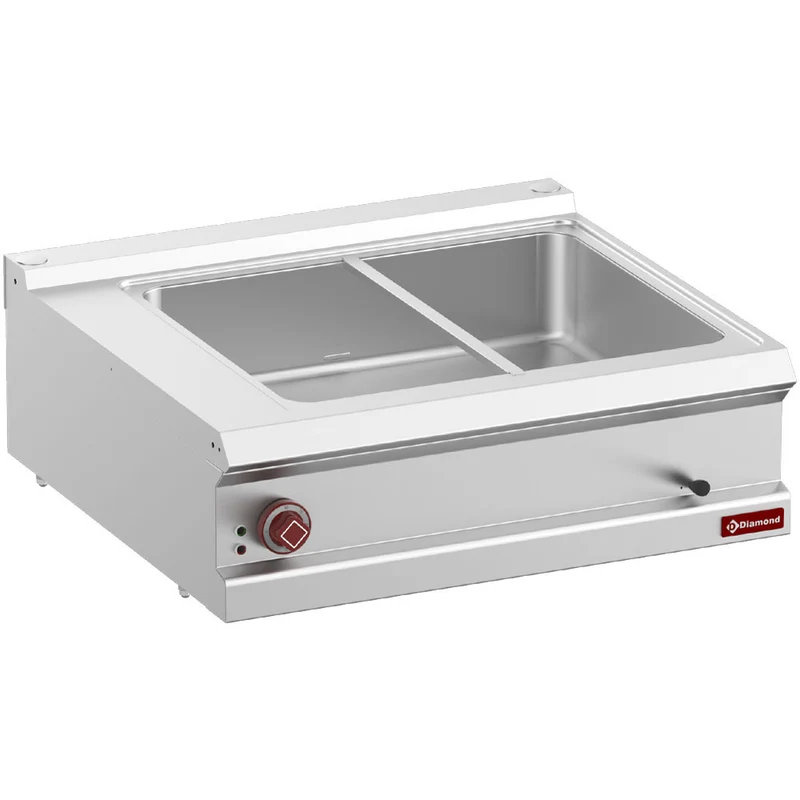 Bain-marie électrique GN 2/1-h150 mm - Réf. E7/BM8T-N - 3 kW - Diamond