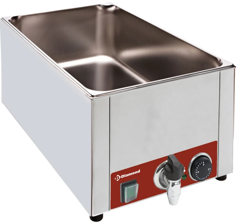 Bain marie de table électrique GN 1/1 - 1,5 kW - Diamond