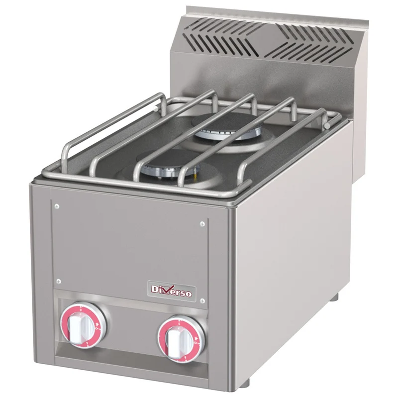 Cuisinière 2 feux gaz - Diverso - Réchaud gaz