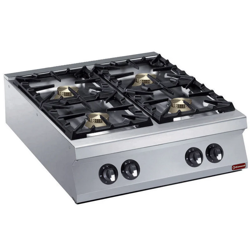 Cuisinière 4 feux vifs gaz -powerful - Réchaud gaz - Diamond