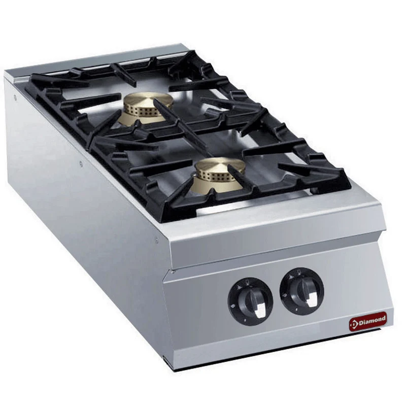 Cuisinière 2 feux vifs à gaz - Réchaud gaz - Diamond