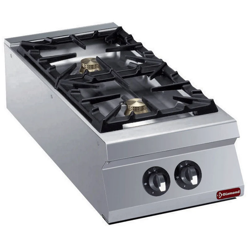 Cuisinière 2 feux vifs gaz - Réchaud gaz - Diamond