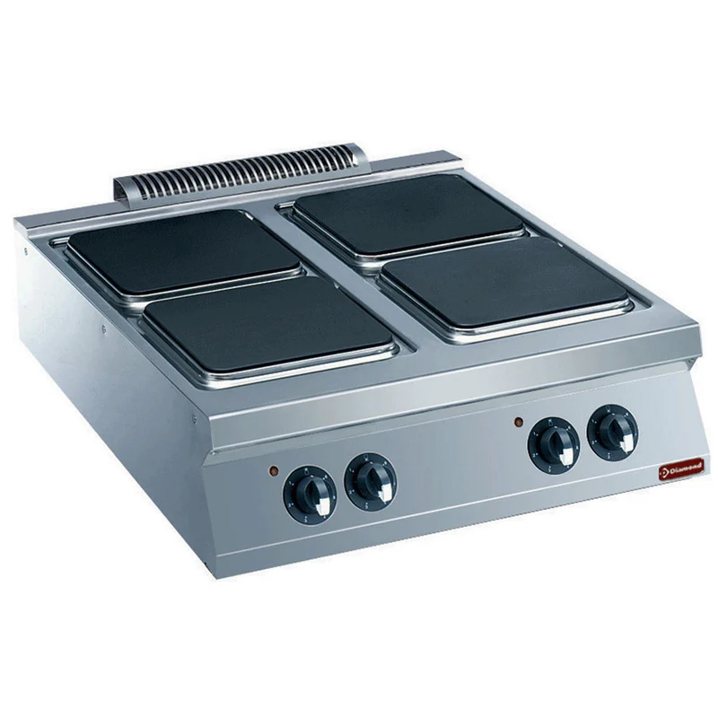 Cuisinière 4 plaques électriques - Réf. E22/4PQ8T-N - 16 kW - Diamond